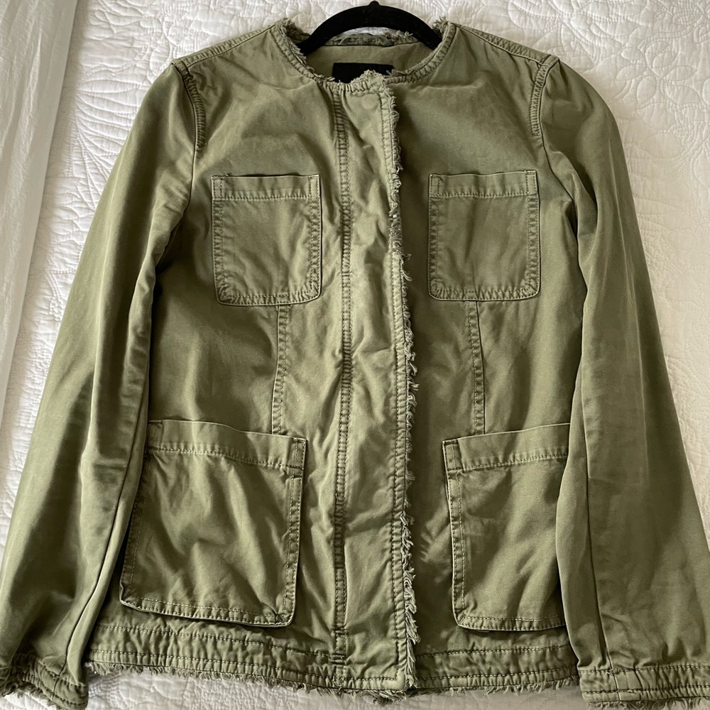 BANANA REPUBLIC Women's Utility Military Safari Belted Cargo Jacket